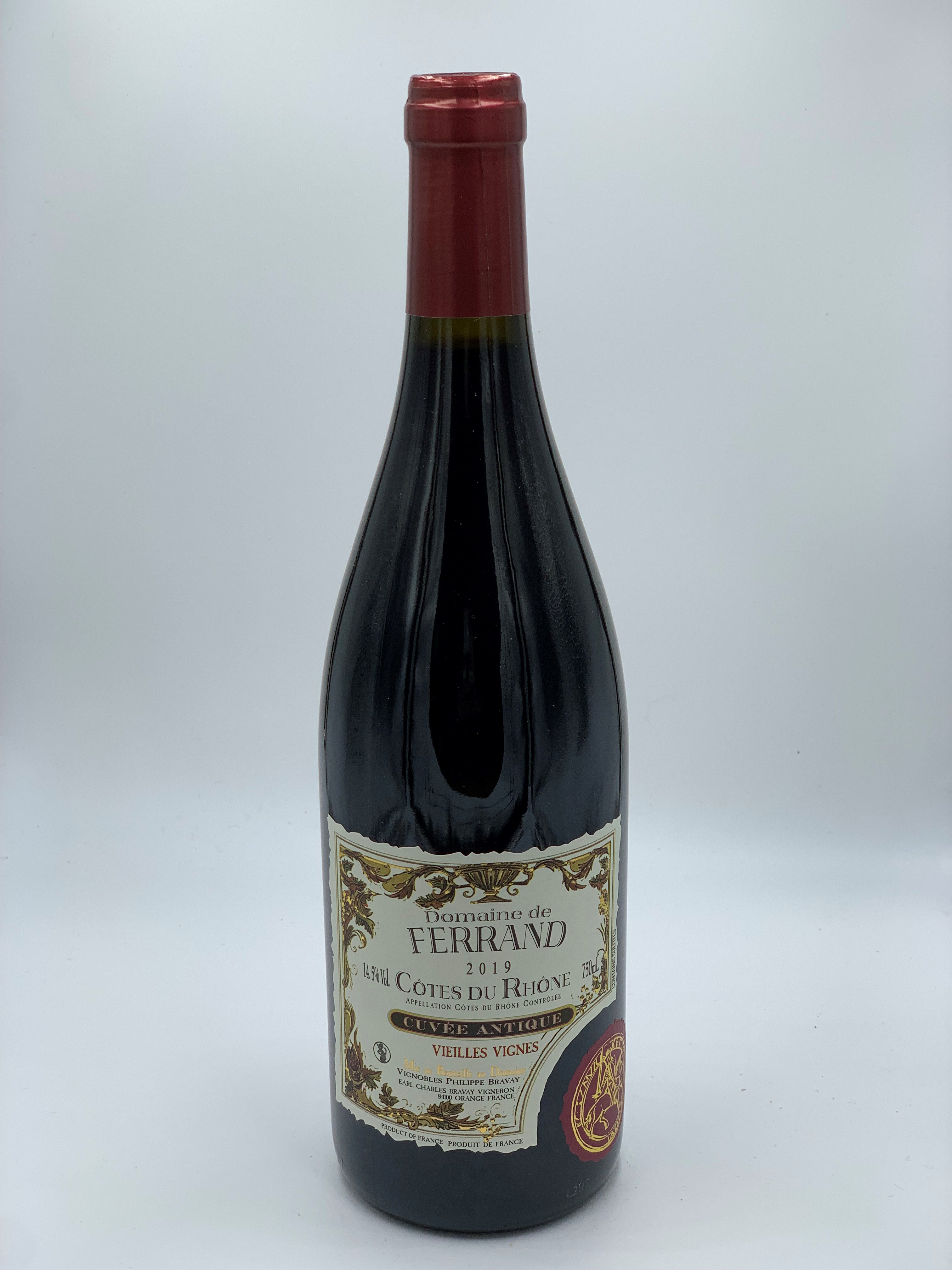 Côtes du Rhône Cuvée Antique Vieilles Vignes 2020